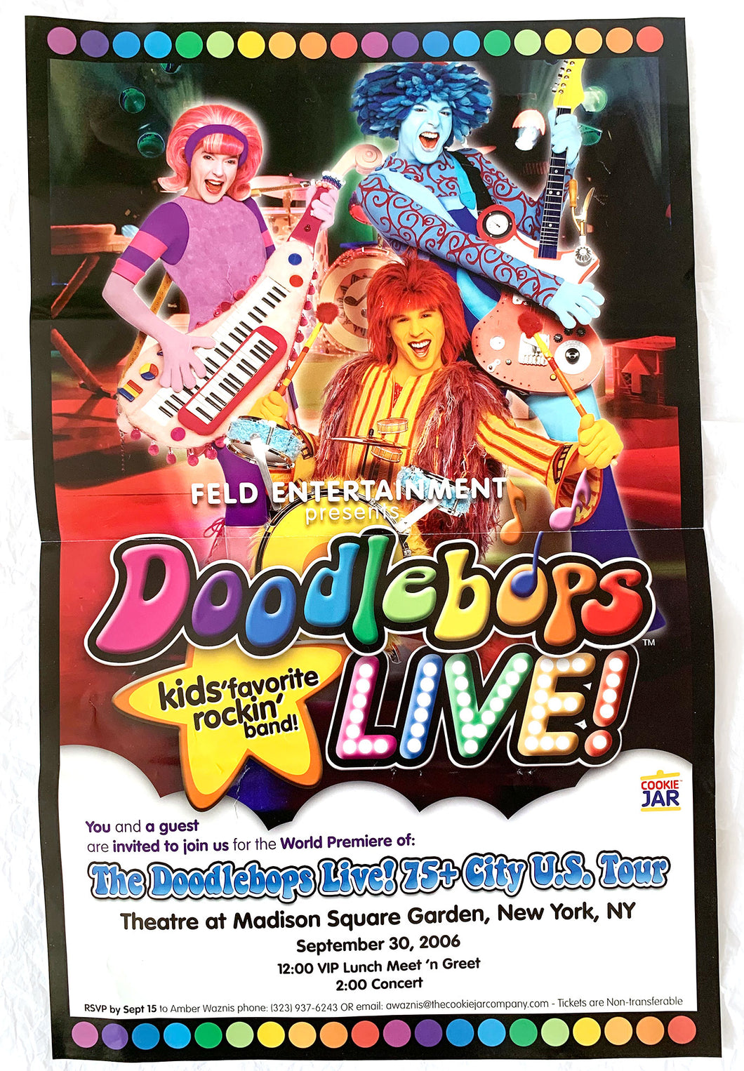 Doodlebops Live! at Madison Square Garden Poster & Tickets