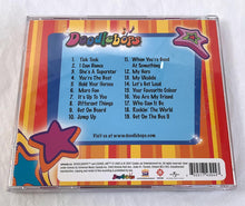 Load image into Gallery viewer, RARE ITEM!! Doodlebops Superstars CD (season two songs) &amp; Disney Music Block Party CD

